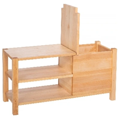 Bank mit Fach H 45 x B 90 x T 33 cm
