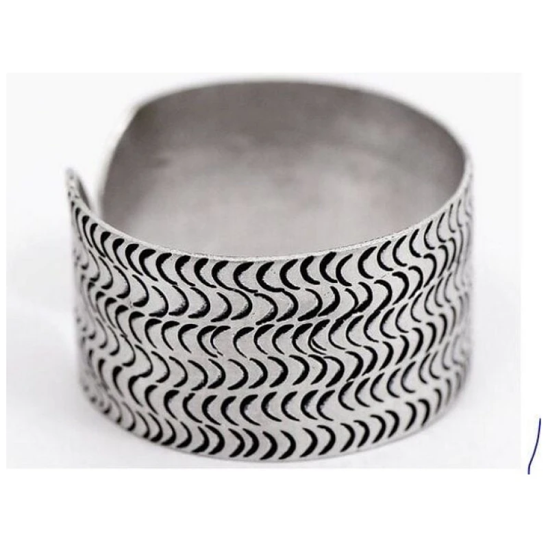 Bawa Hope Armreif Aluminium "Welle" recycelt