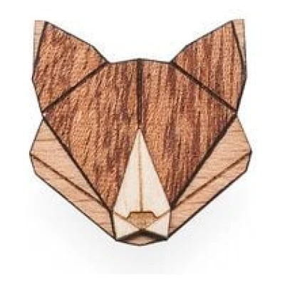BeWooden Brosche aus Holz - Fuchs | Mode Schmuck