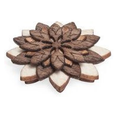 BeWooden Brosche aus Holz - "Illa" | Mode Schmuck