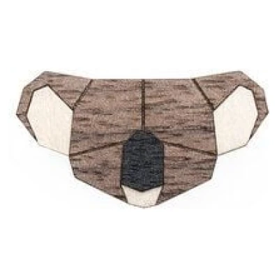 BeWooden Brosche aus Holz - Koala | Mode Schmuck