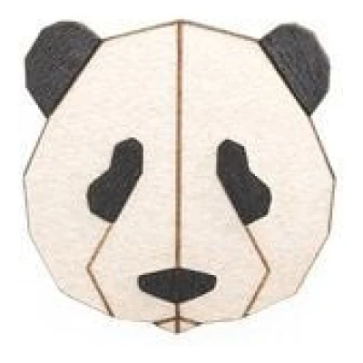 BeWooden Brosche aus Holz - Panda | Mode Schmuck