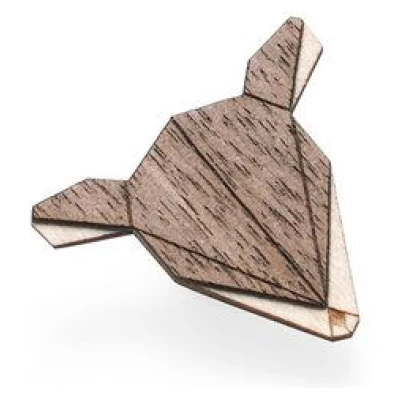 BeWooden Brosche aus Holz - Reh | Mode Schmuck