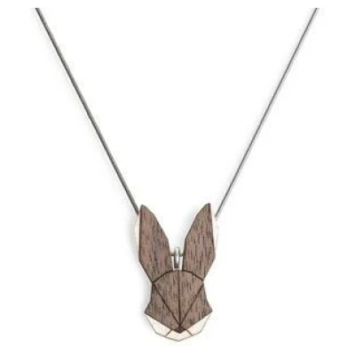 BeWooden Halskette Hase | Kette mit Anhänger aus Holz
