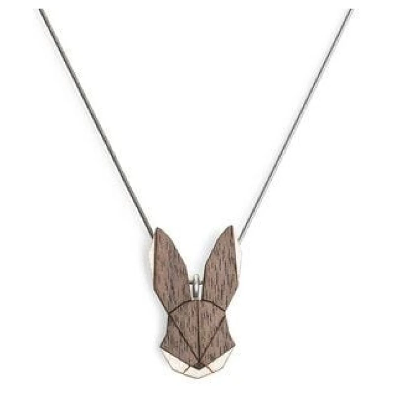 BeWooden Halskette Hase | Kette mit Anhänger aus Holz