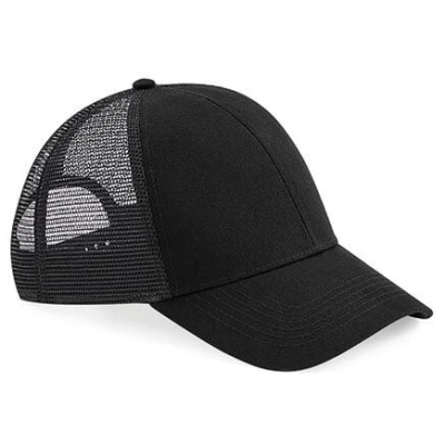 Beechfield Organic Cap mit Kunstoffverschluss aus Bio - Baumwolle