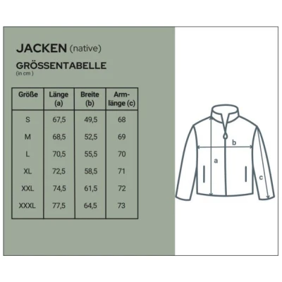 Beeyou. Clothes Recycelte leichte Herrenjacke