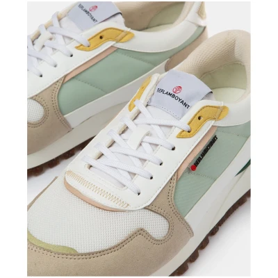 Beflamboyant Damen vegan Turnschuhe Straße Mango