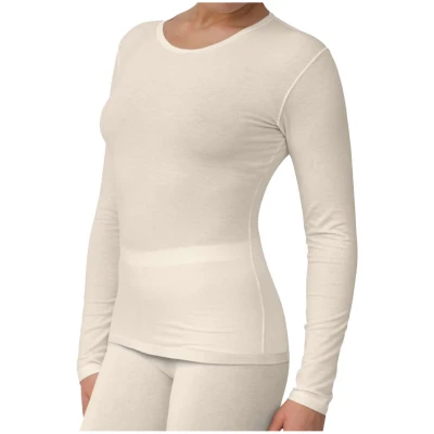 Benevit langärmliges Unterhemd Damen, Damenshirt langarm