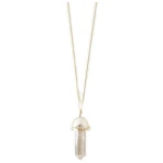 Bergkristall Halskette in Pendelform von Crystal and Sage