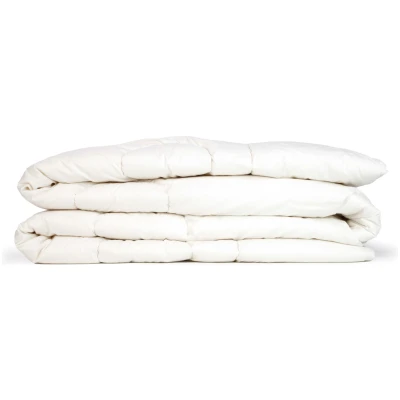 Bettdecke Wildseide mit Merino-Schafschurwolle (kbT) 155 x 220 cm, 1700 g (Winter), Perkal-Inlett