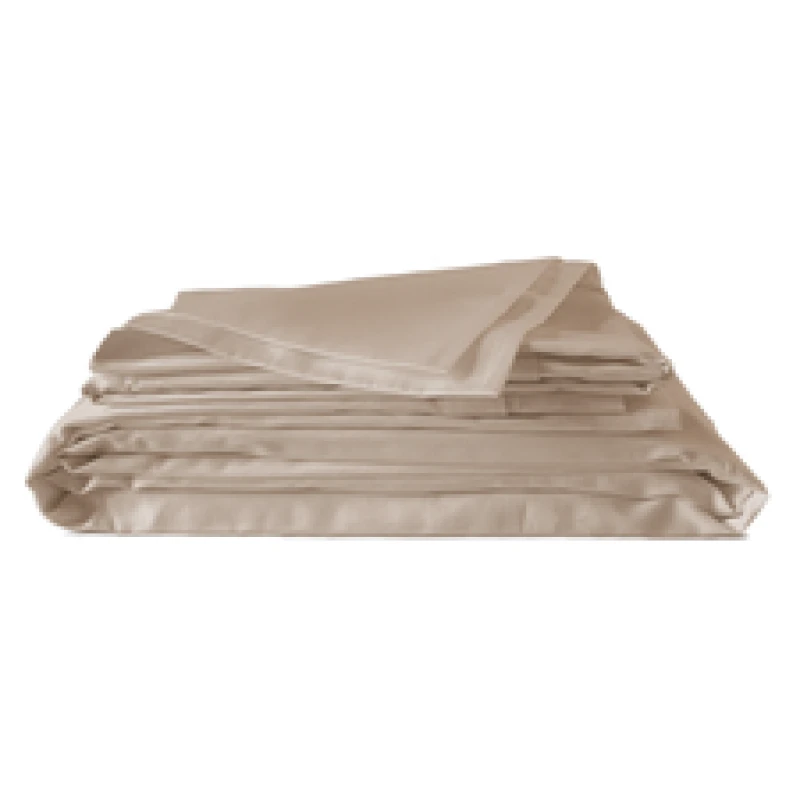 Bettwäsche Set: Baumwoll Satin sand