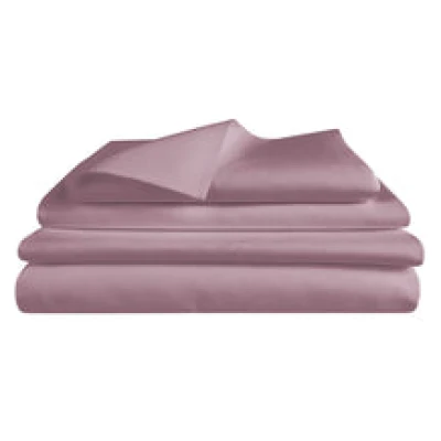 Bettwäsche Set: Halbleinen mauve