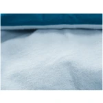 Biber Bettwäsche zum Wenden Bio-Baumwolle blau Bettbezug 135 x 200 cm, Kissen 80 x 80 cm