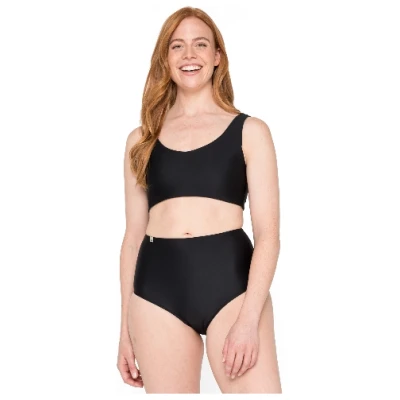 Bikinitop aus regeneriertem Polyamid, schwarz XS