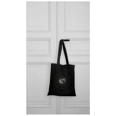 Bio-Baumwolltasche bedruckt - Sternzeichen - Fairtrade - schwarz // ShellyCreates
