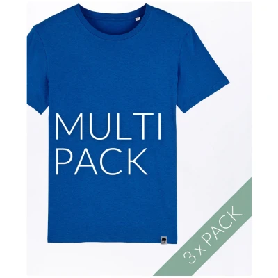 Bio Standard T-Shirt für Männer 3er Pack, Baumwolle