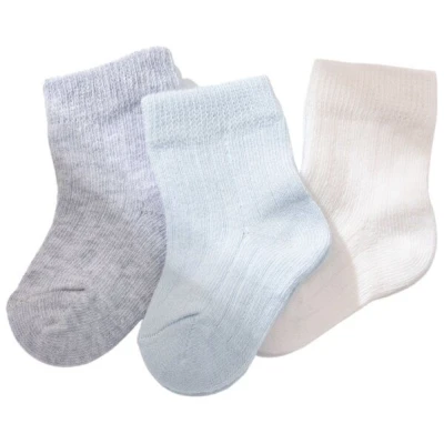 Biorganic Baby Socken Bio-Baumwolle Gots 3er Pack Basic gemustert