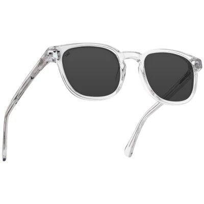 Bird Eyewear Damen vegan Athene Sonnenbrille Clear Charcoal Lens