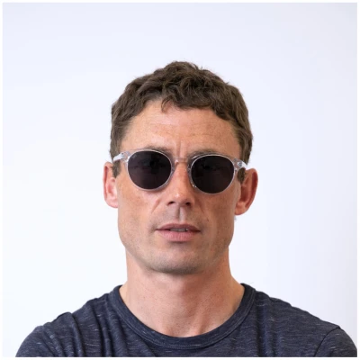 Bird Eyewear Damen vegan Kaka Sonnenbrille Clear Charcoal Lens