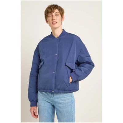 Blouson Wattiert Blau
