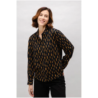 Bluse Mist Schwarz