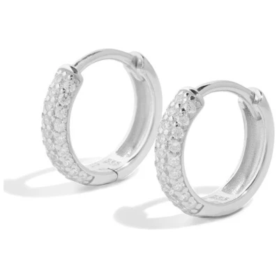 Bound Studios DER AURORA-HUGGIE HOOPS - Sterlingsilber