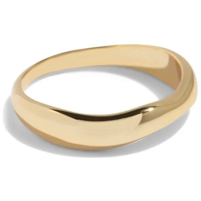 Bound Studios DER COCO RING - Massives 14-karätiges Gold - Ungleichmäßiges Ringdesign