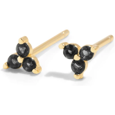 Bound Studios Damen vegan Der Sally Stud Massiv Gold Schwarz