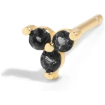 Bound Studios Damen vegan Der Sally Stud Massiv Gold Schwarz