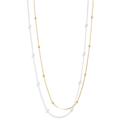Bound Studios Damen vegan Halskette Cami 18k Vergoldet