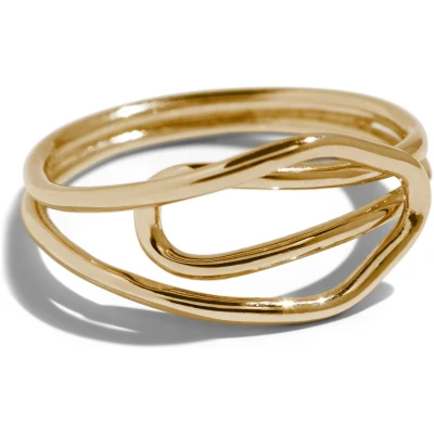 Bound Studios Damen vegan Ring Elba Vergoldet 18k Gold
