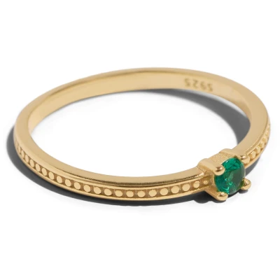 Bound Studios Damen vegan Ring Emma Vergoldet 18k Gold