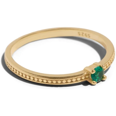 Bound Studios Damen vegan Ring Emma Vergoldet 18k Gold