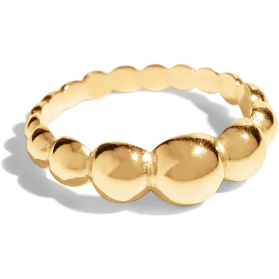 Bound Studios Damen vegan Ring Mila Vergoldet 18k Gold