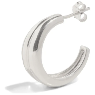 Bound Studios Damen vegan The Harlow Hoop Medium Sterling Silber