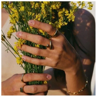 Bound Studios THE HARPER RING - Massives 14-karätiges Gold