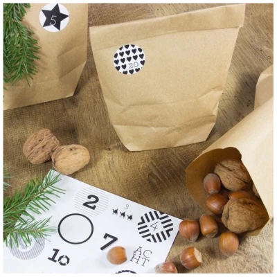 Bow & Hummingbird Adventskalender Natur zum Befüllen