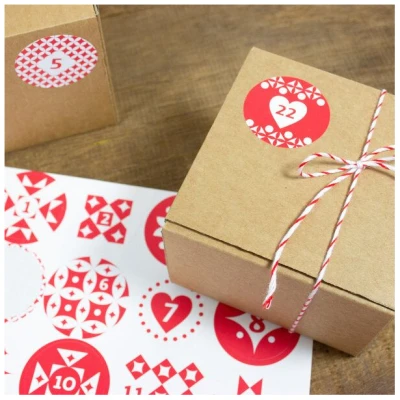 Bow & Hummingbird Adventskalender Set mit Boxen zum Befüllen