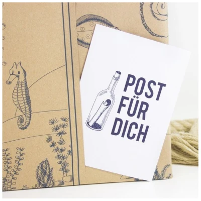 Bow & Hummingbird Postkarte Post für Dich