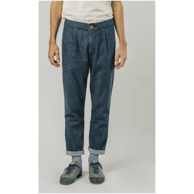Brava Fabrics Herren vegan Comfort Chino Indigo Blau