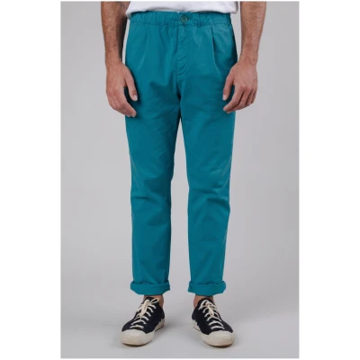 Brava Fabrics Herren vegan Komfort Chino Hose Blau