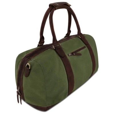 Buckle & Seam Canvas Weekender Willow