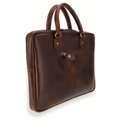 Buckle & Seam Leder Laptoptasche Cali