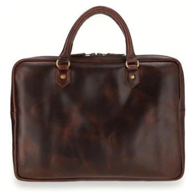Buckle & Seam Leder Laptoptasche Cali
