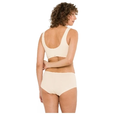 Bustier in Wickeloptik aus Bio-Baumwolle, natur 38
