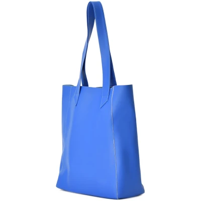 CANUSSA Damen vegan Umhängetasche Shopper Xxl Ozeanblau