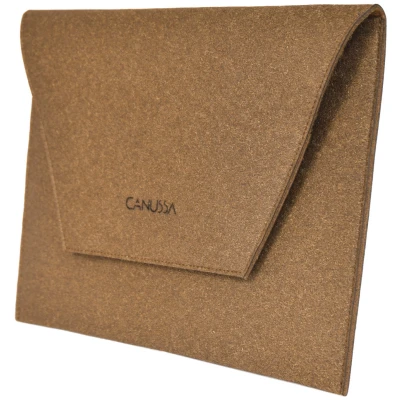 CANUSSA Herren vegan Protect Laptop Sleeve Braun