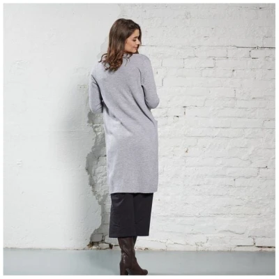CON_STANT Lange Strickjacke 100% Merinowolle (ÖKO TEX)