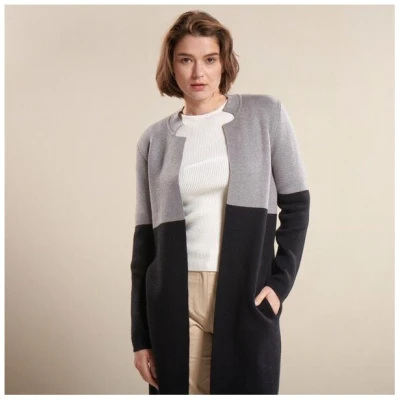 CON_STANT Lange Strickjacke 95% Baumwolle (kbA), 5% Kaschmir (kbT)